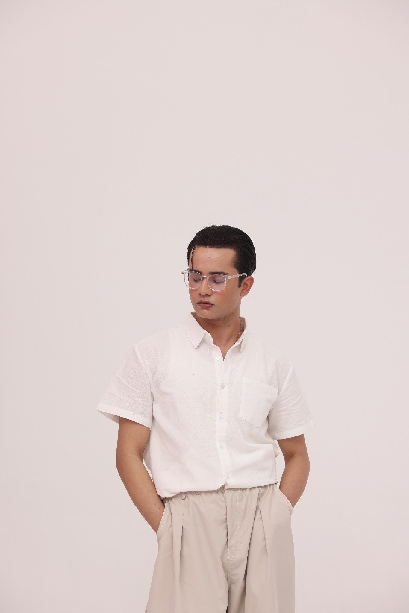 Ivory Relaxed Short Sleeve Shirt