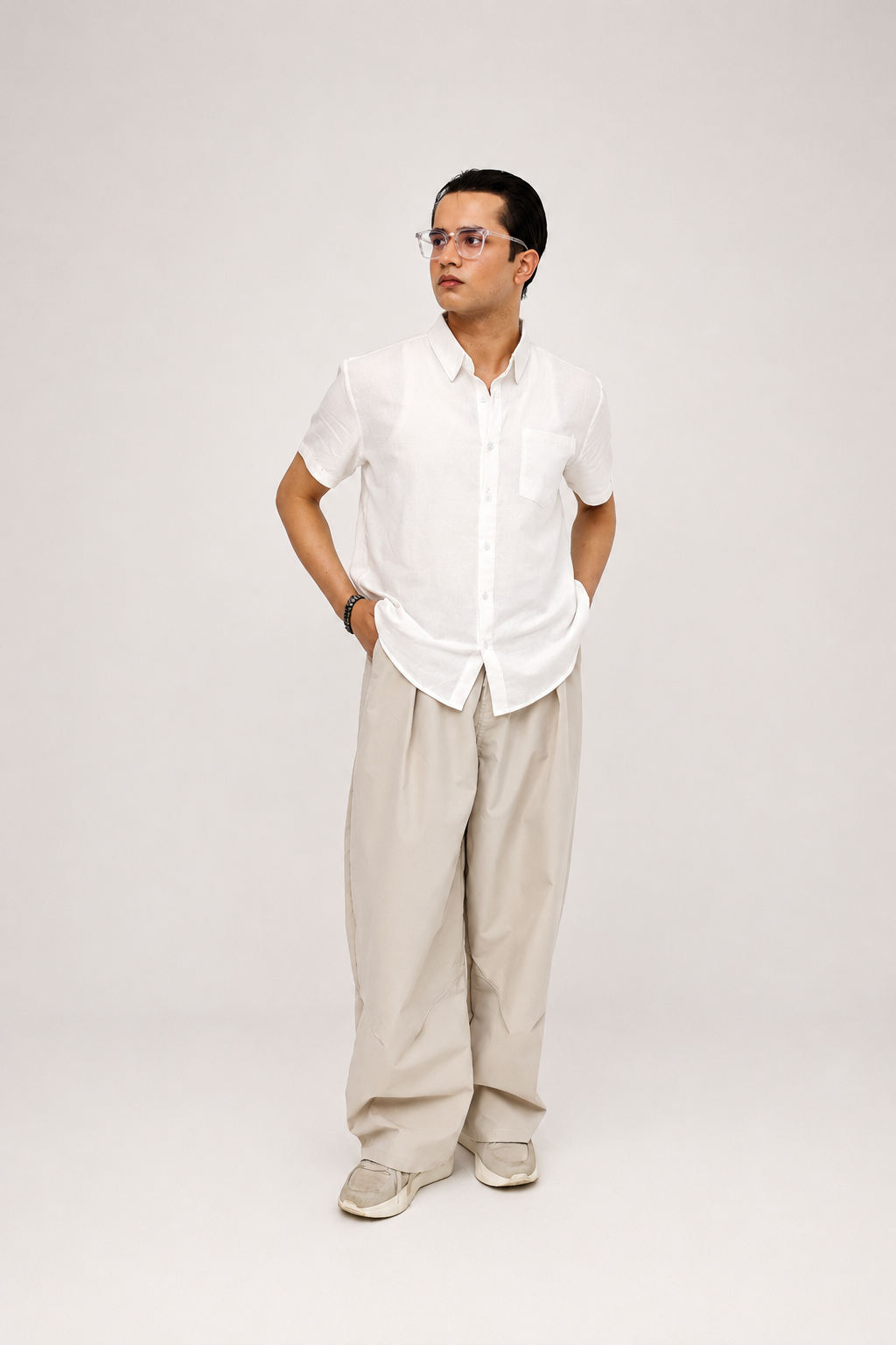 Stone Relaxed Cargo Pants