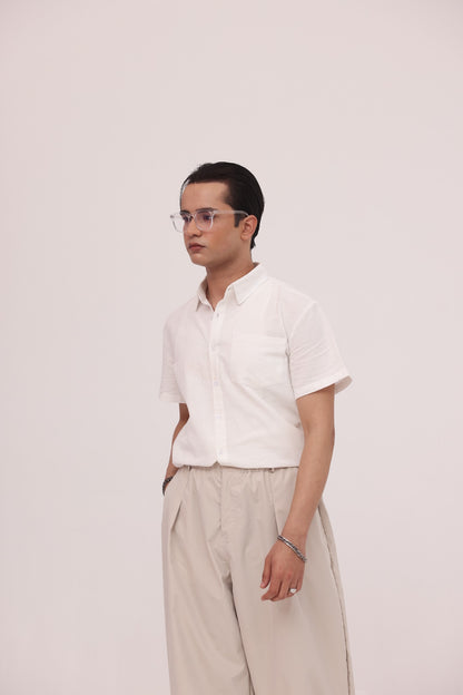 Ivory Relaxed Short Sleeve Shirt