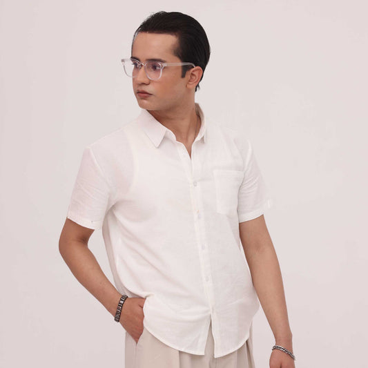 Ivory Relaxed Short Sleeve Shirt