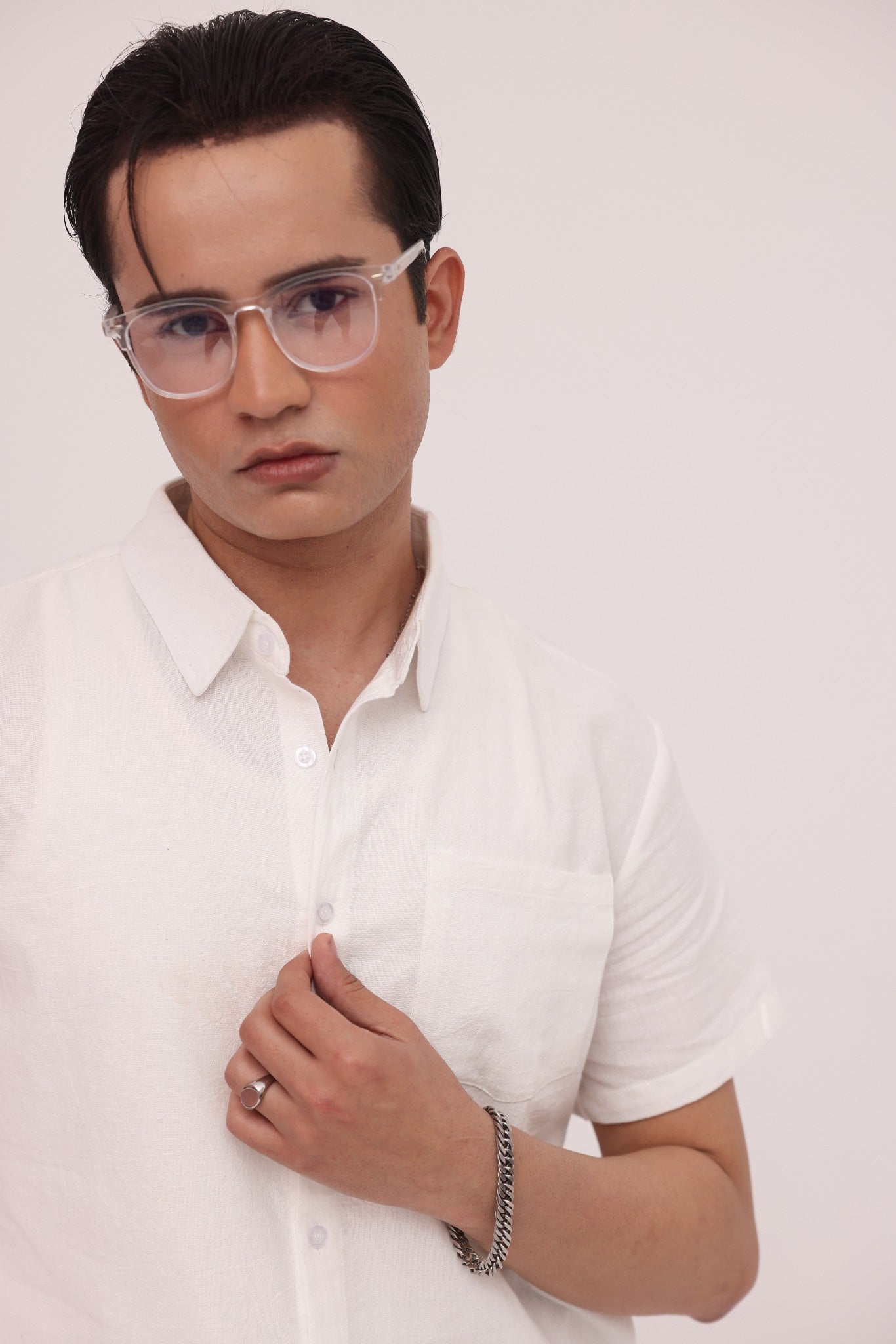 Ivory Relaxed Short Sleeve Shirt