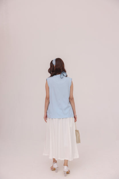 Ivory Flow Maxi Skirt