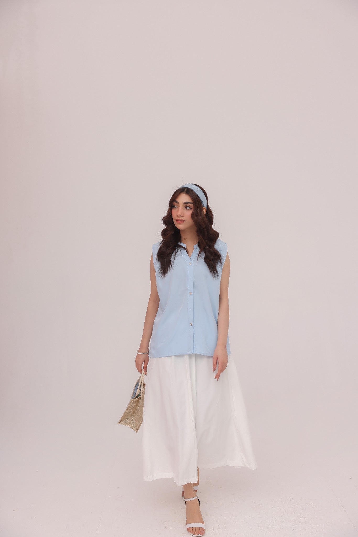 Ivory Flow Maxi Skirt