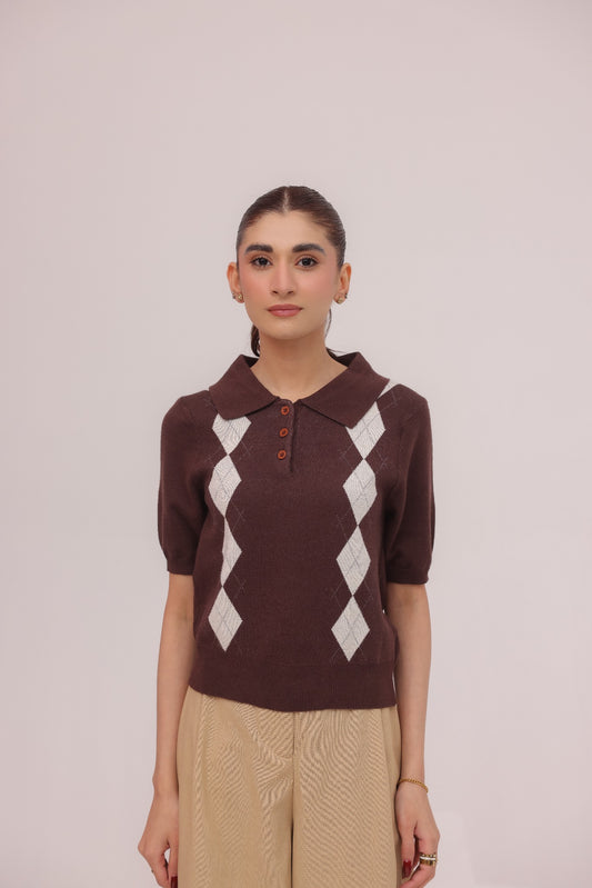 Argyle Classic Knit Polo