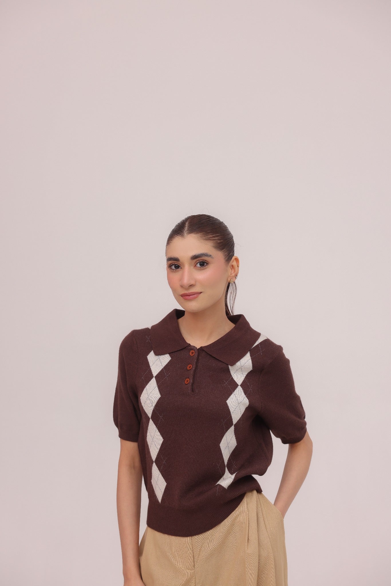 Argyle Classic Knit Polo