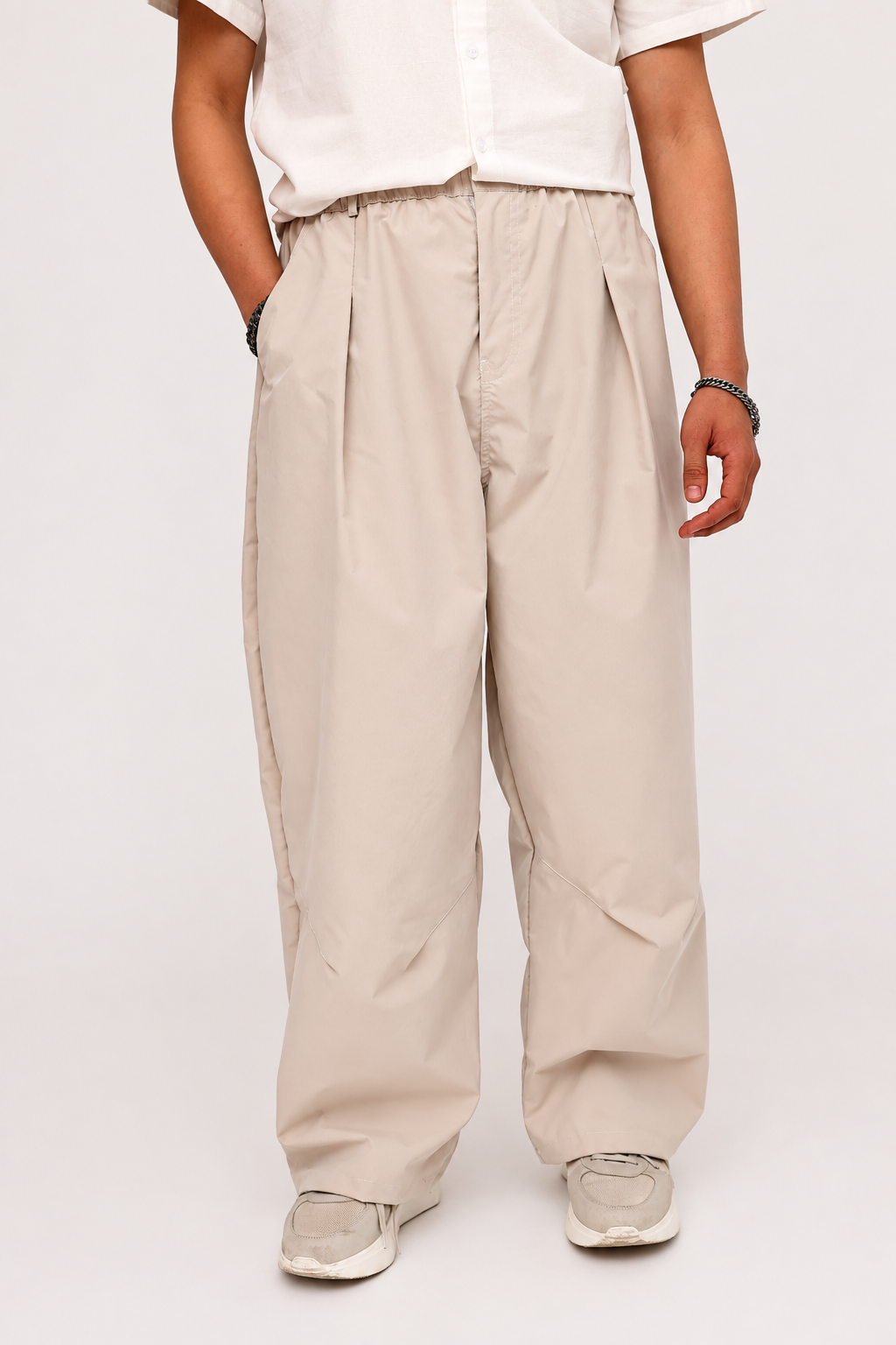 Stone Relaxed Cargo Pants