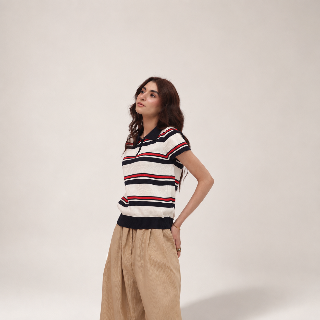 Nautica Stripe Knit Top