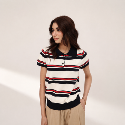 Nautica Stripe Knit Top
