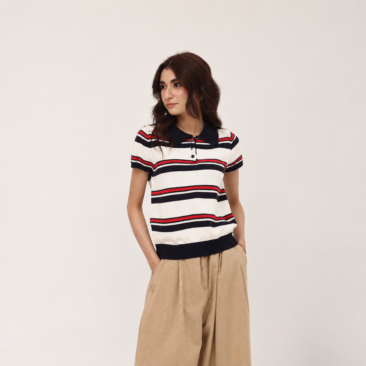 Nautica Stripe Knit Top