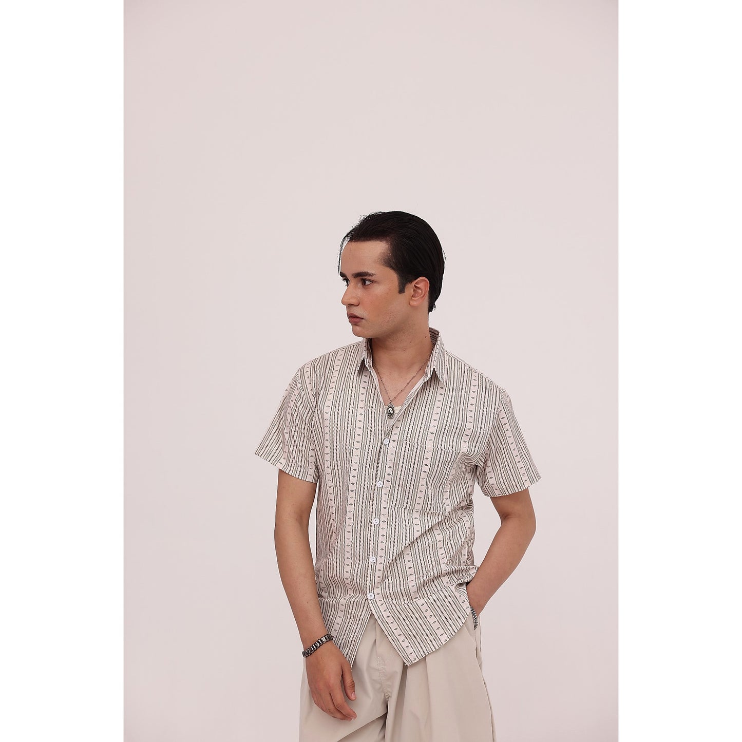Sandstone Stripe Casual Shirt