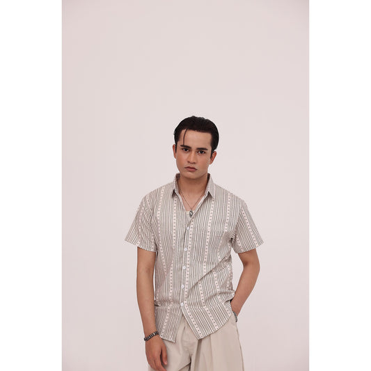 Sandstone Stripe Casual Shirt