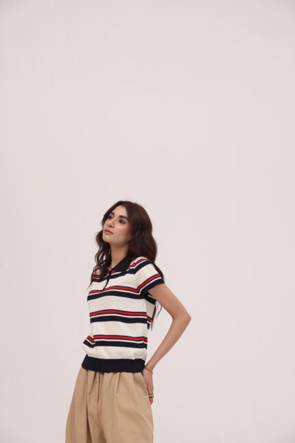 Nautica Stripe Knit Top