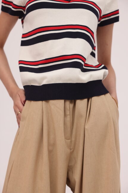 Nautica Stripe Knit Top