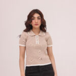 Orre Luna Ribbed Knit Polo