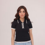 Orre Luna Ribbed Knit Polo
