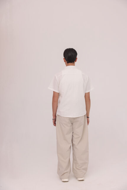 Ivory Relaxed Short Sleeve Shirt