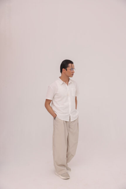 Ivory Relaxed Short Sleeve Shirt