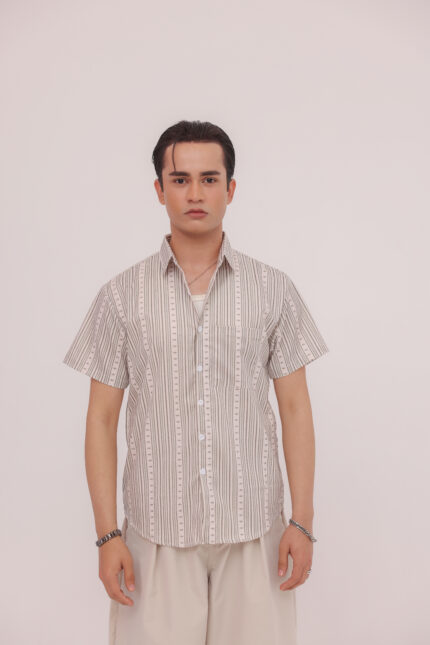 Sandstone Stripe Casual Shirt