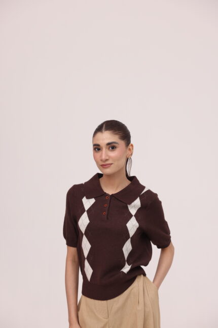 Argyle Classic Knit Polo