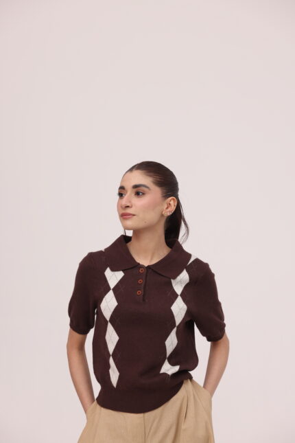 Argyle Classic Knit Polo