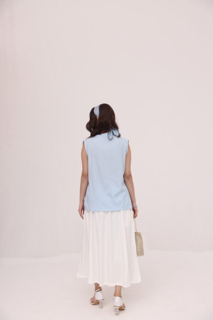 Ivory Flow Maxi Skirt